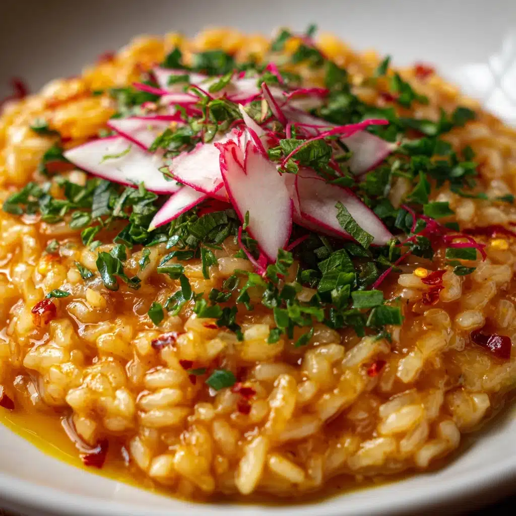 Cheesy Gochujang Risotto Recipe
