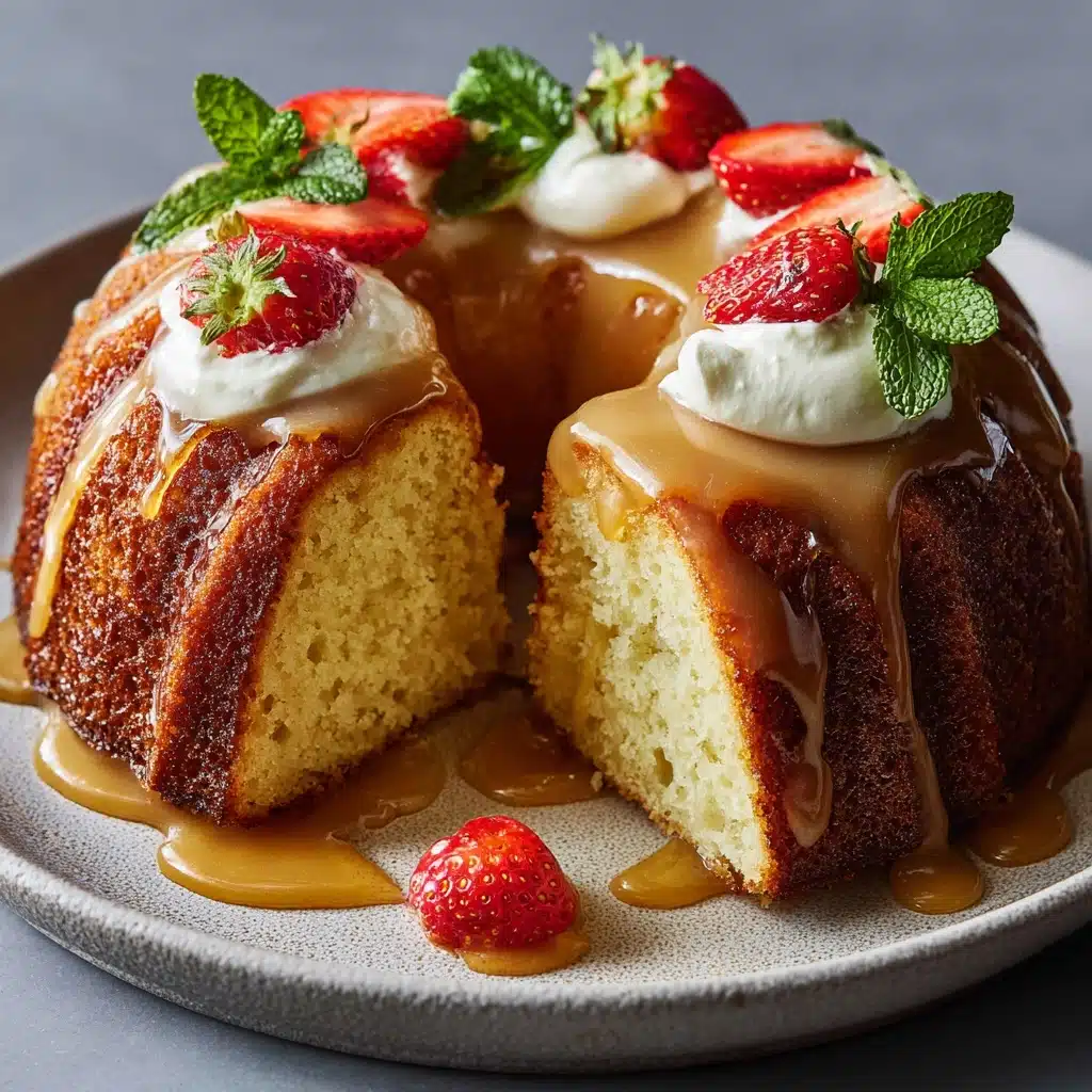 Salted Caramel Kentucky Butter Cake Recipe - Recipe Image