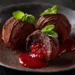 Strawberry Dark Chocolate Truffles Recipe