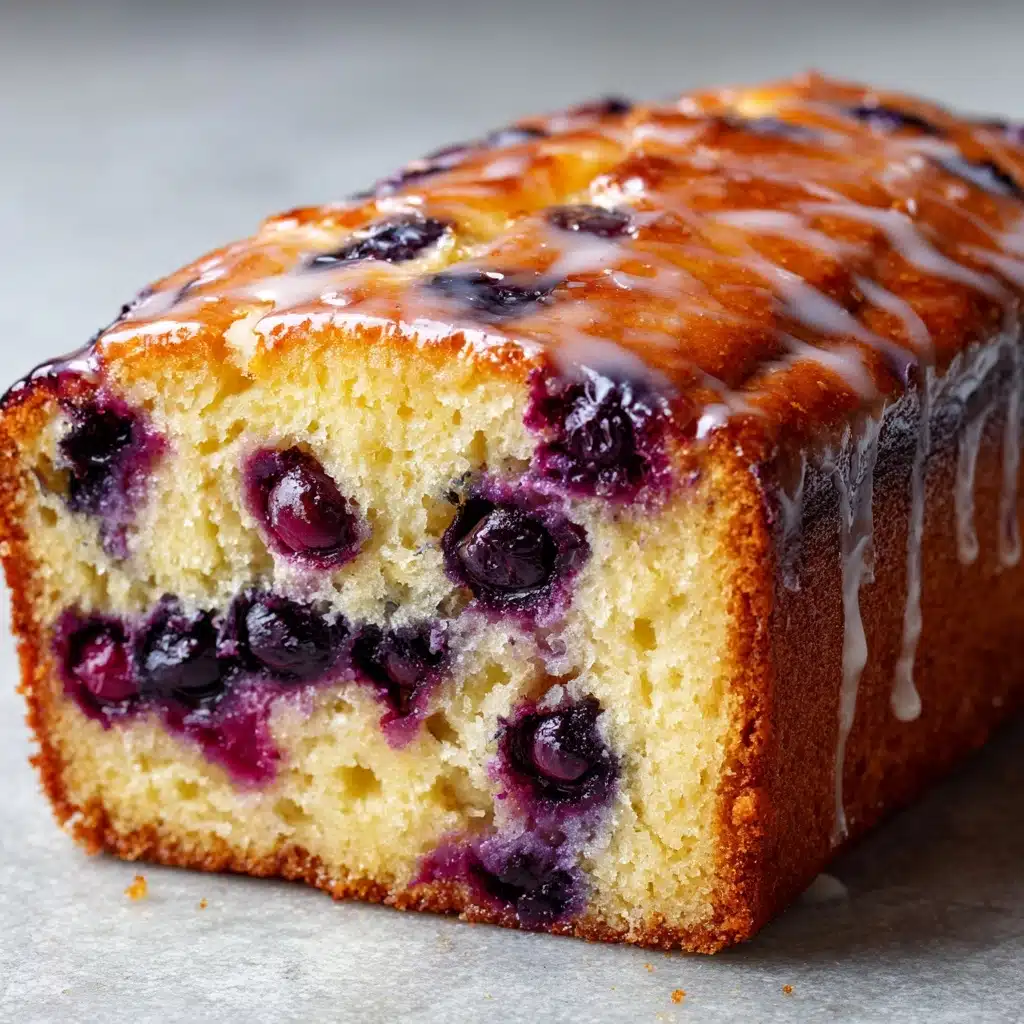Blueberry Vanilla Bread with Lemon Glaze Recipe - Recipe Image