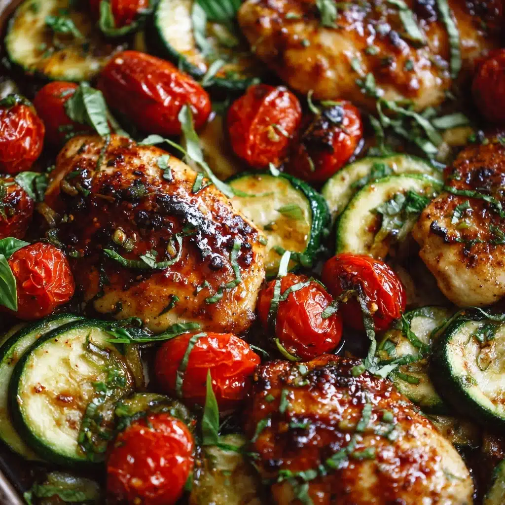 The Balsamic Chicken with Roasted Veggies Recipe