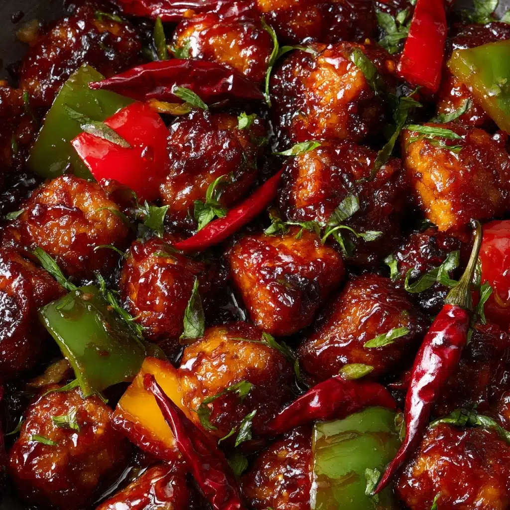 Braised Chicken with Chili and Green Peppers Recipe - Recipe Image