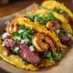 Steak and Shrimp Tacos Recipe
