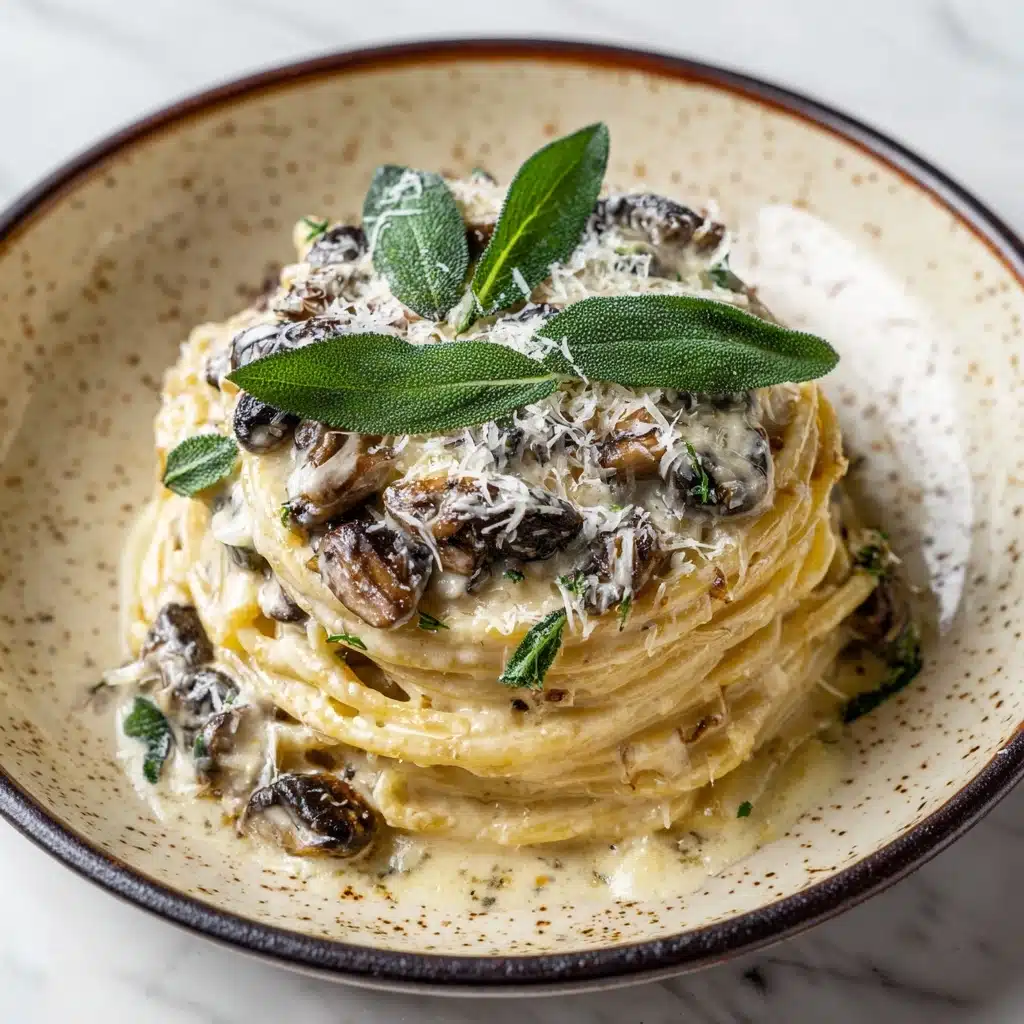 Creamy Mushroom Pasta Recipe - Recipe Image