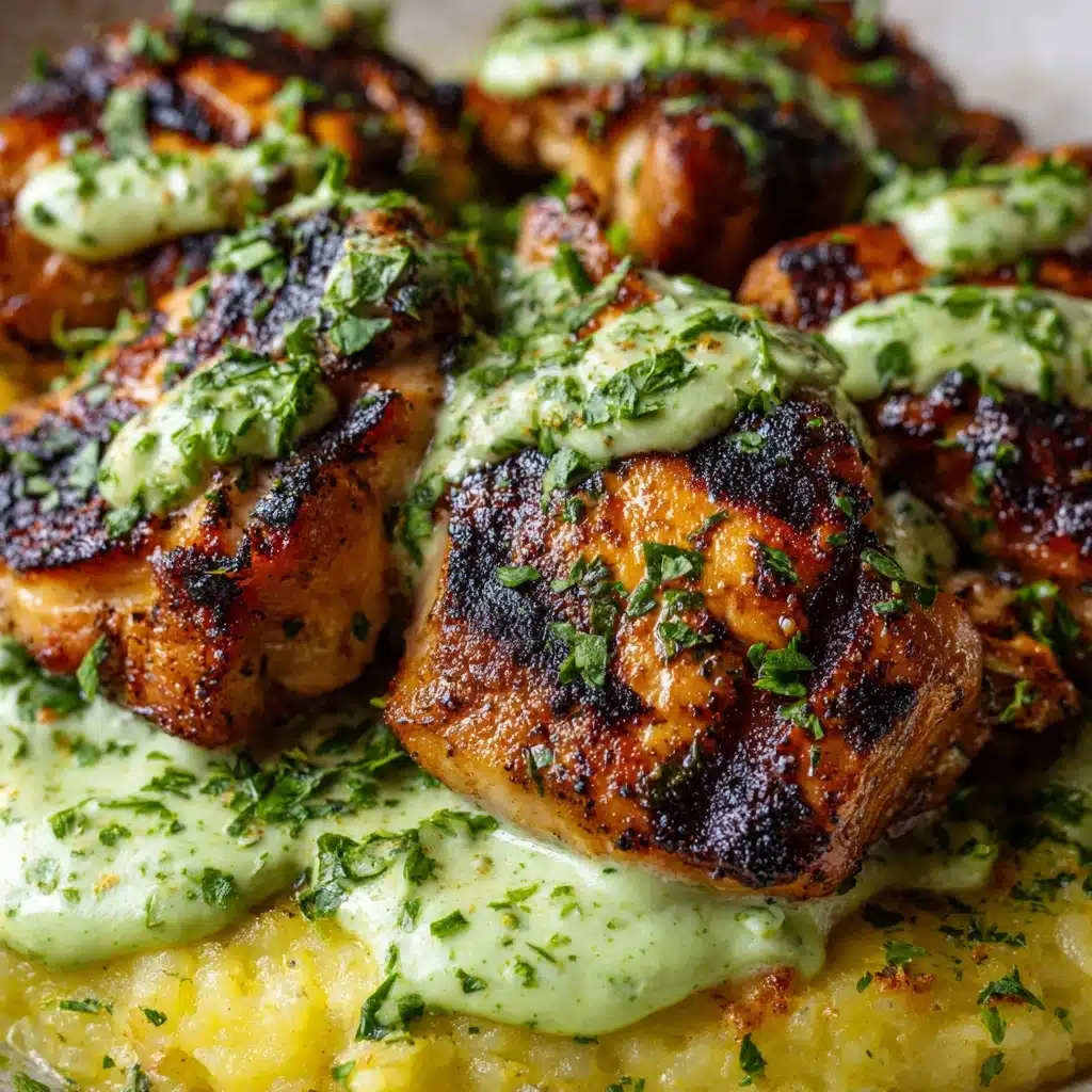 Peruvian Chicken with Green Sauce Recipe - Recipe Image