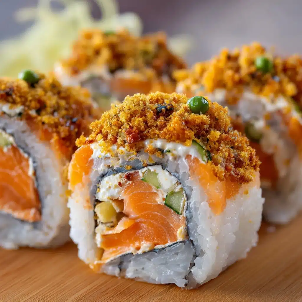 Crunchy Salmon Roll Recipe - Recipe Image