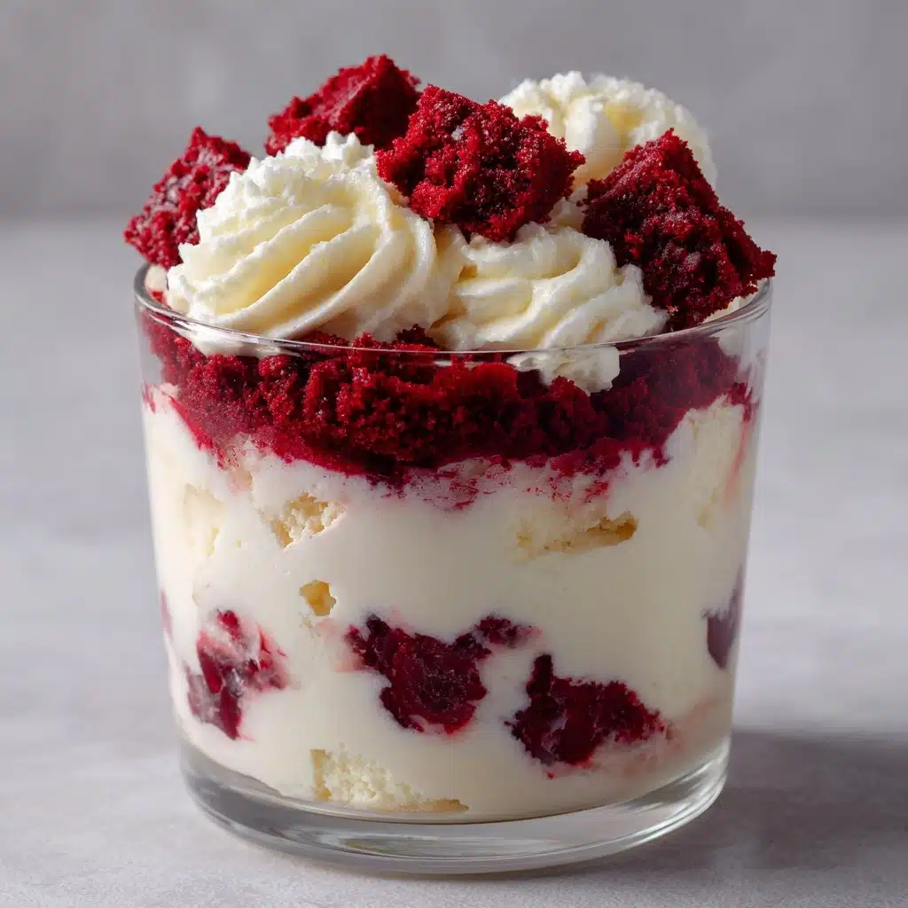 Red Velvet Cheesecake Trifle Recipe - Recipe Image