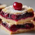 Sweet Cherry Pie Bars Recipe