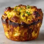 Crispy Cheddar Corn Potato Muffins Recipe
