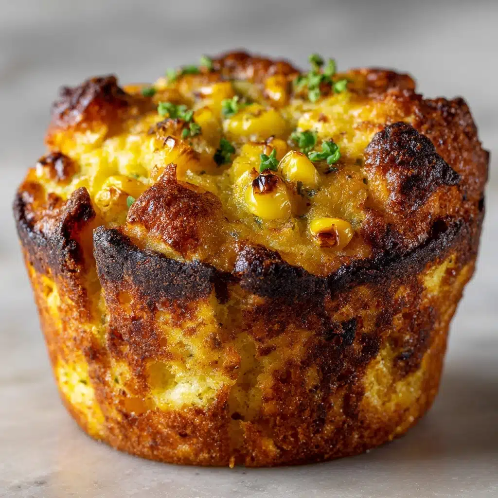 Crispy Cheddar Corn Potato Muffins Recipe - Recipe Image