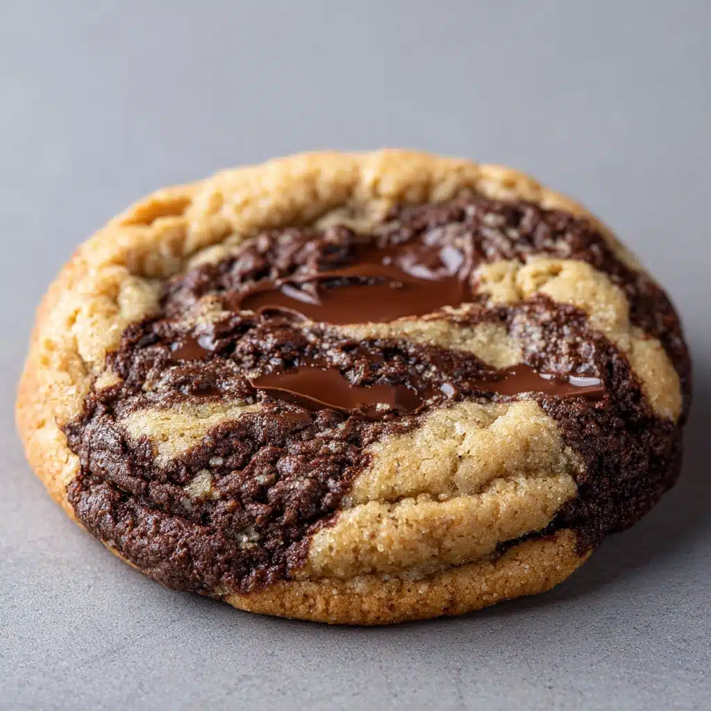 Peanut Butter Brownie Swirl Cookies Recipe - Recipe Image