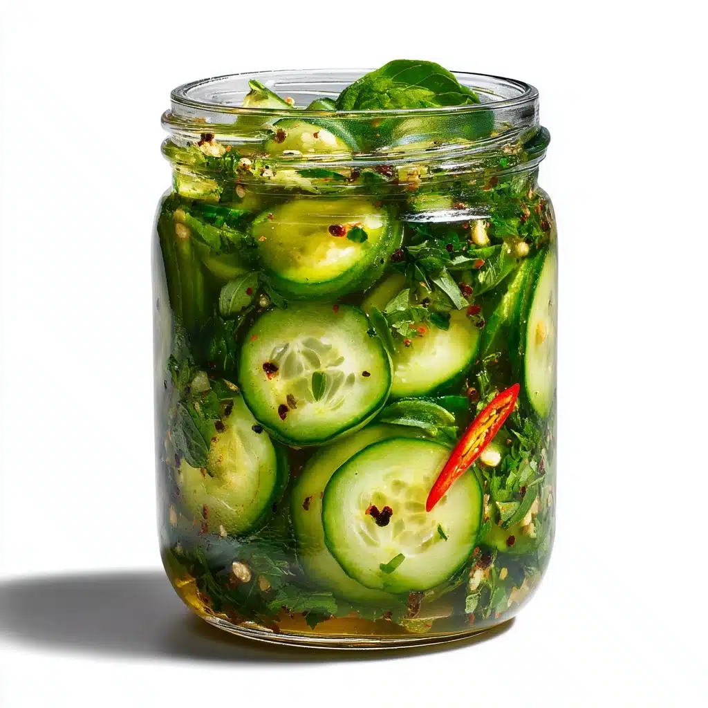 Fresh Pickled Cucumber Salad Recipe - Recipe Image