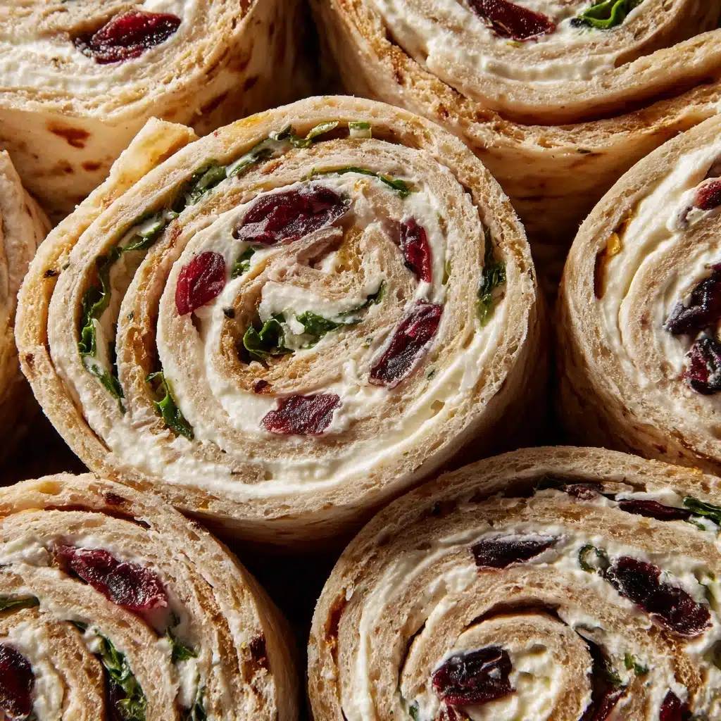 Turkey Cranberry Pinwheels Recipe