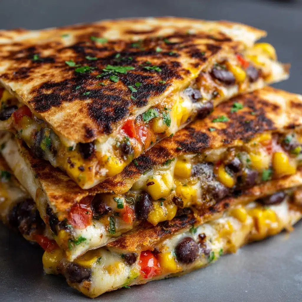 Black Bean Veggie Quesadilla Recipe - Recipe Image