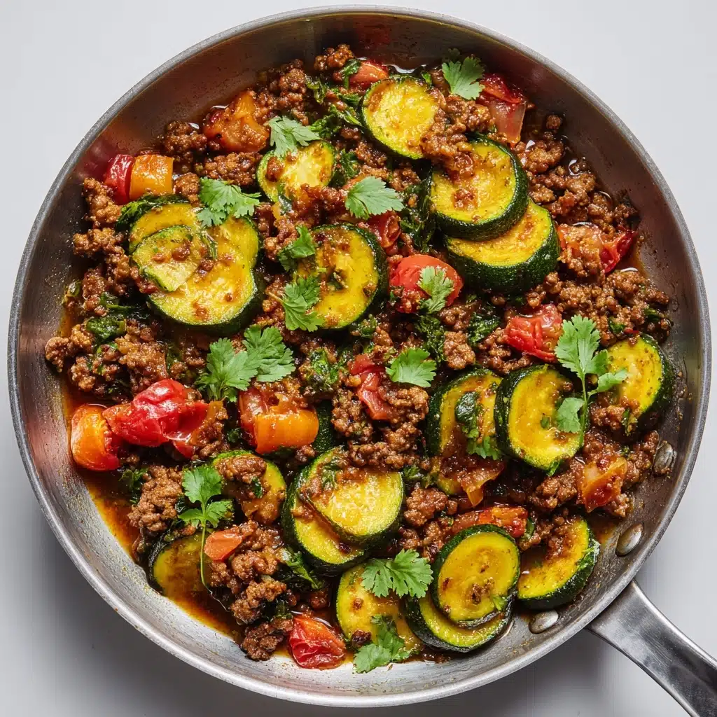 Mexican Zucchini and Ground Beef Skillet Recipe