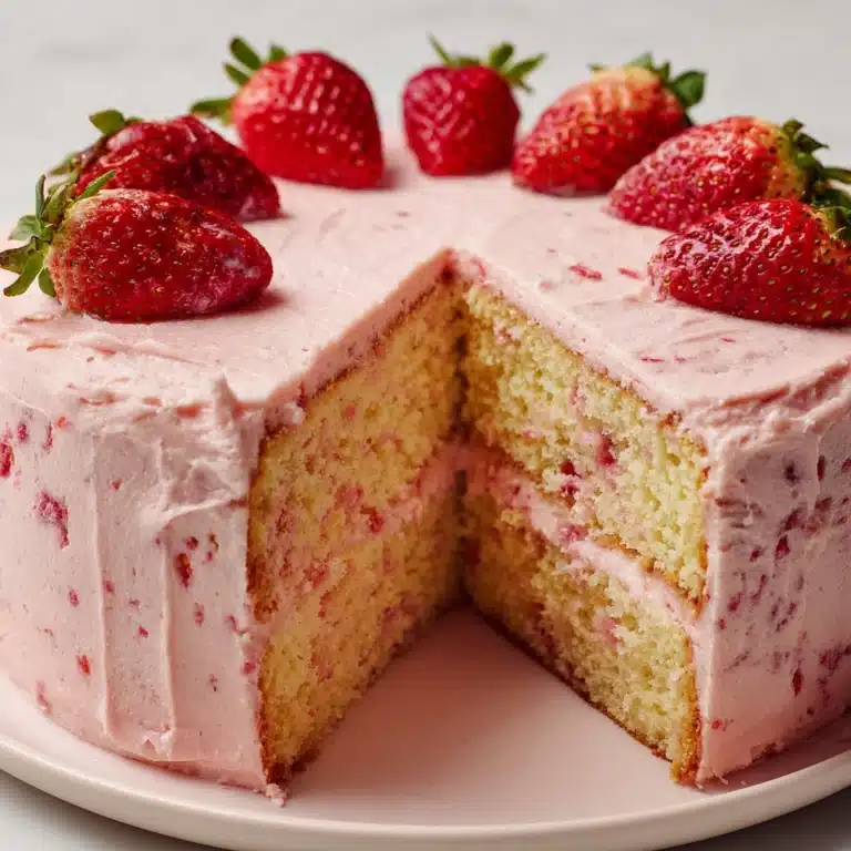 ke with Strawberry Cream Cheese Frosting Recipe