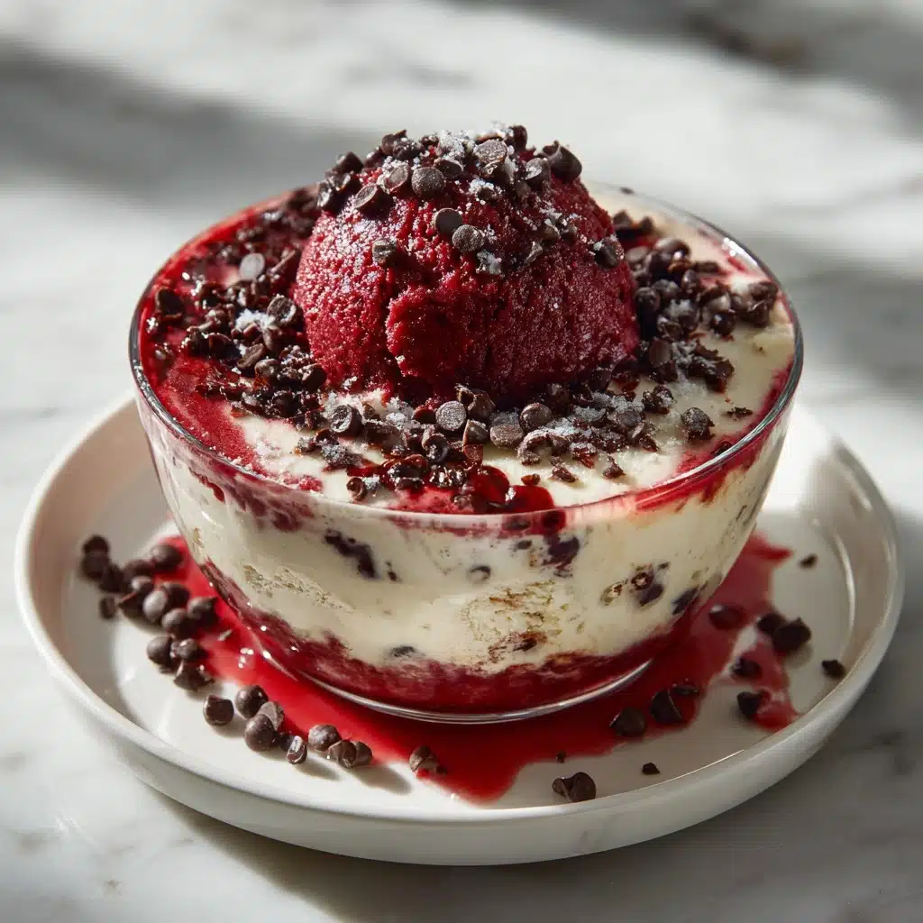 Edible Red Velvet Cookie Dough Recipe - Recipe Image