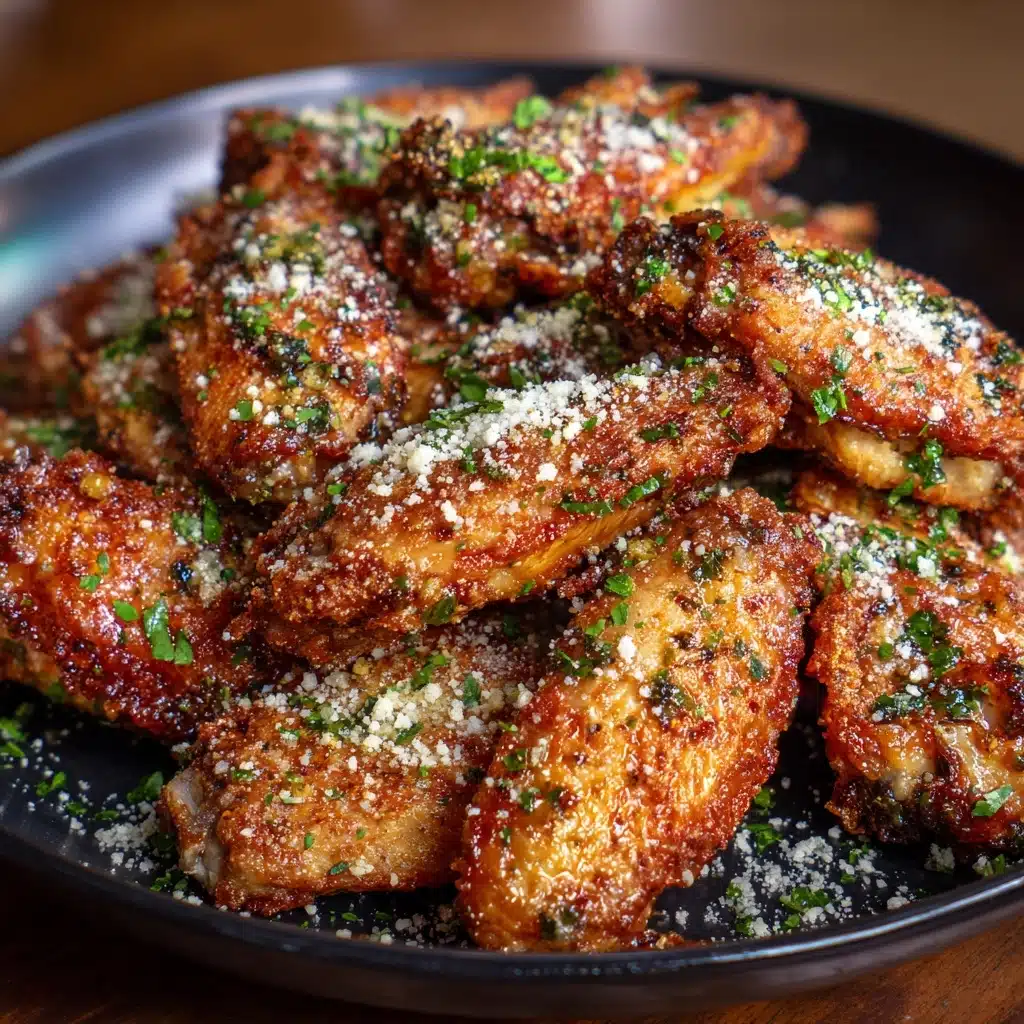 Garlic Parmesan Wings Recipe - Recipe Image