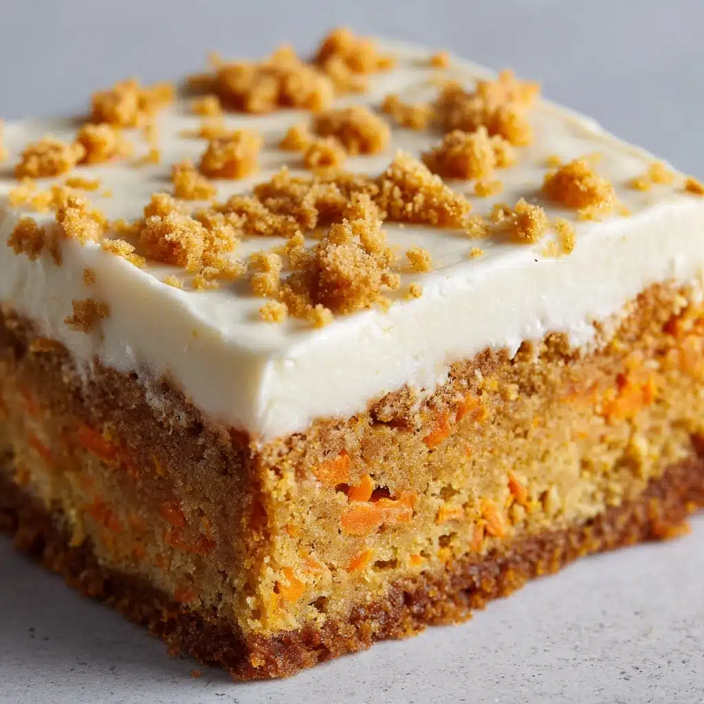 Cream Cheese Carrot Cake Bars Recipe - Recipe Image