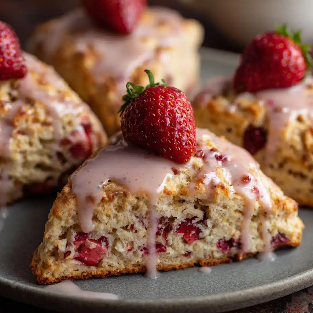 Strawberry Buttermilk Scones Recipe - Recipe Image