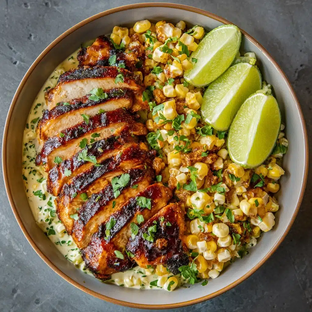 Grilled Hot Honey Chicken with Lime Corn Salad Recipe - Recipe Image