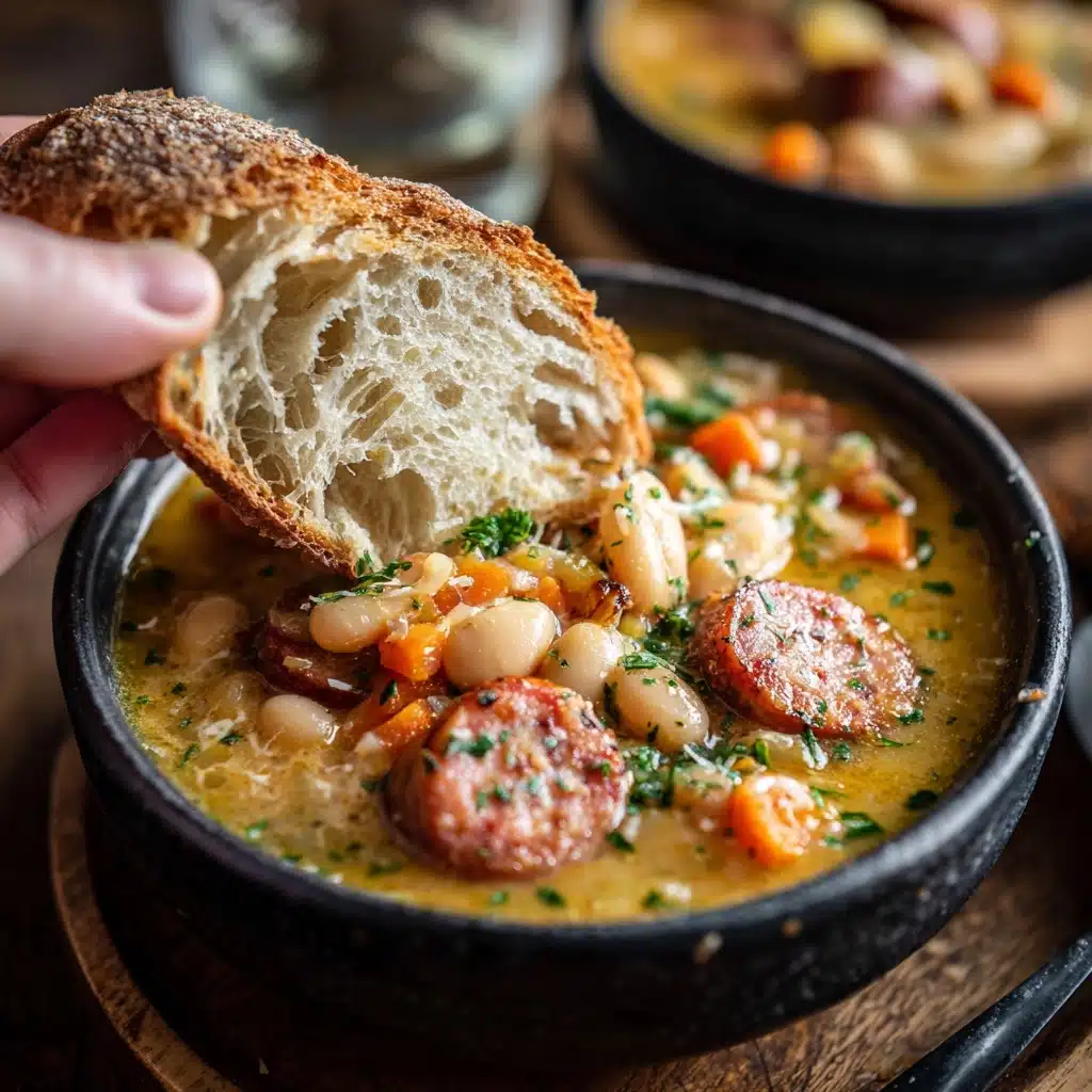 Creamy Bean Soup with Kielbasa Recipe - Recipe Image