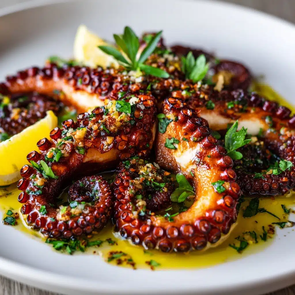 Crispy Marinated Baby Octopus Recipe - Recipe Image