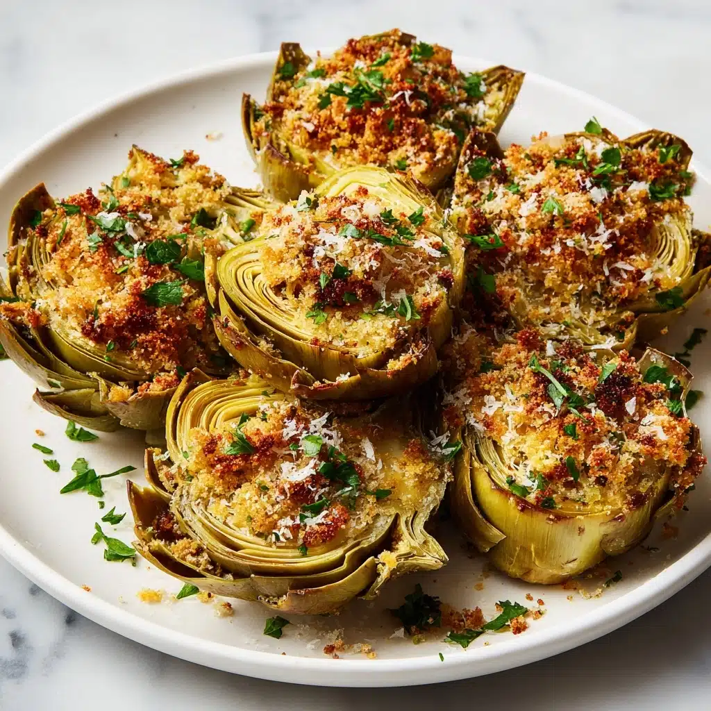 Crispy Parmesan Artichoke Hearts Recipe - Recipe Image