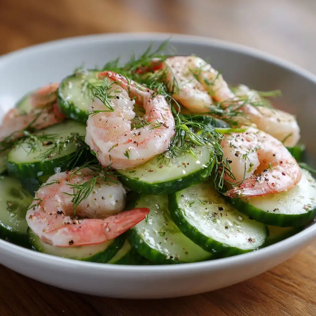 Creamy Cucumber Shrimp Salad Recipe - Recipe Image
