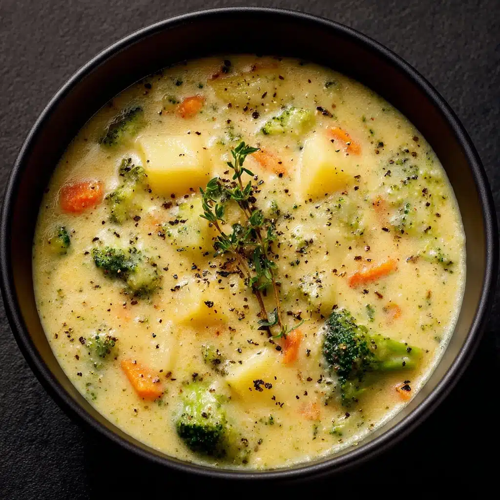 Broccoli Potato Cheese Soup Recipe - Recipe Image
