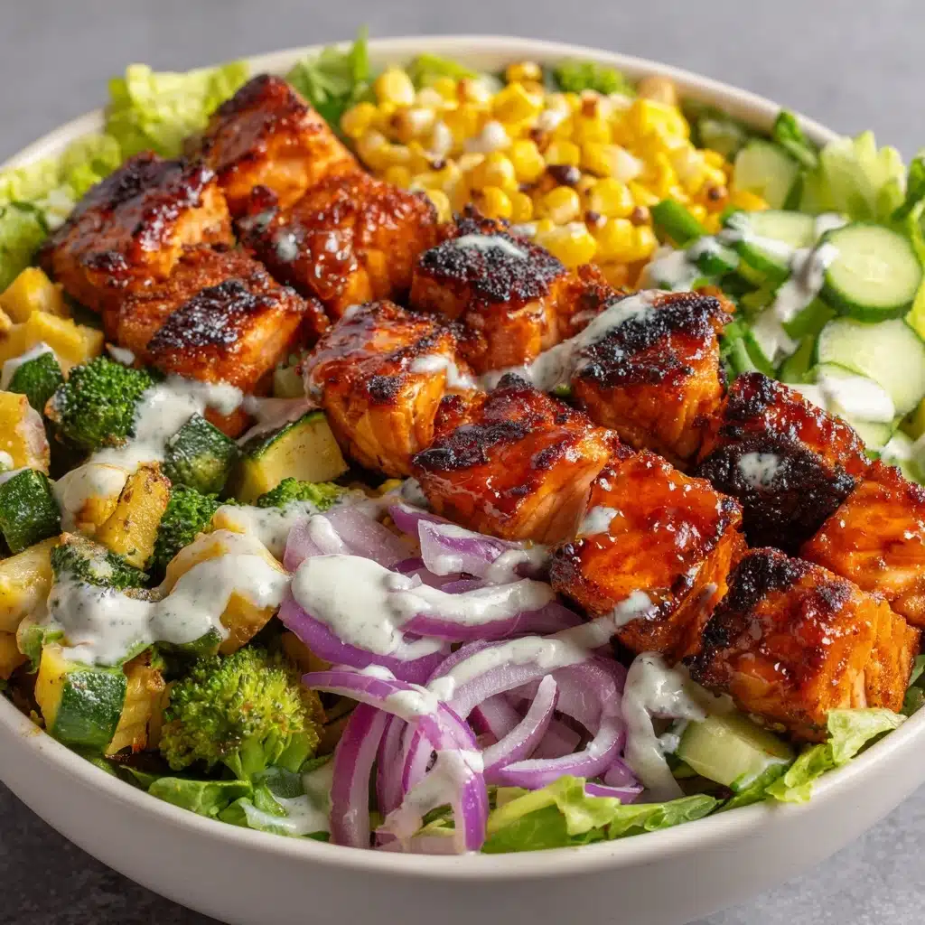 BBQ Chicken Skewer Salad: An Incredible Ultimate Meal Recipe - Recipe Image
