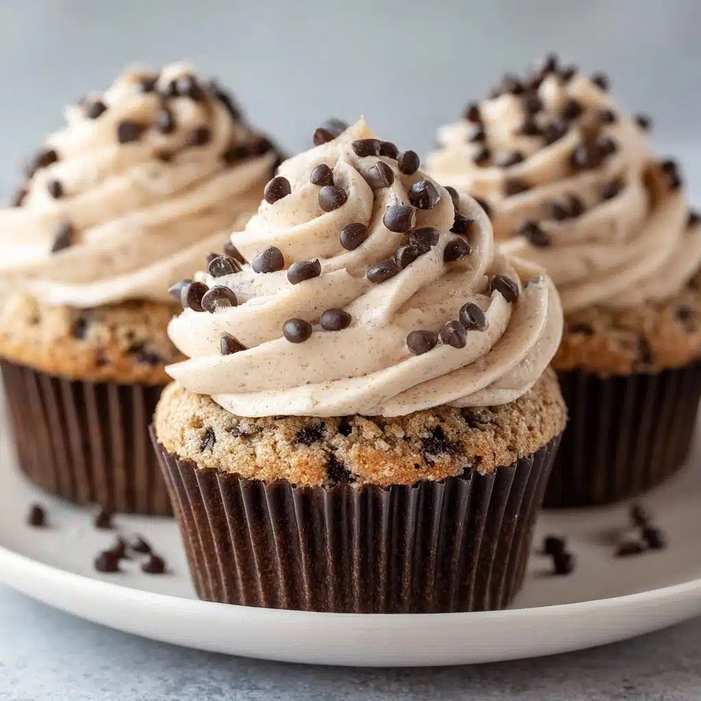 Chocolate Chip Cookie Dough Cupcakes Recipe - Recipe Image