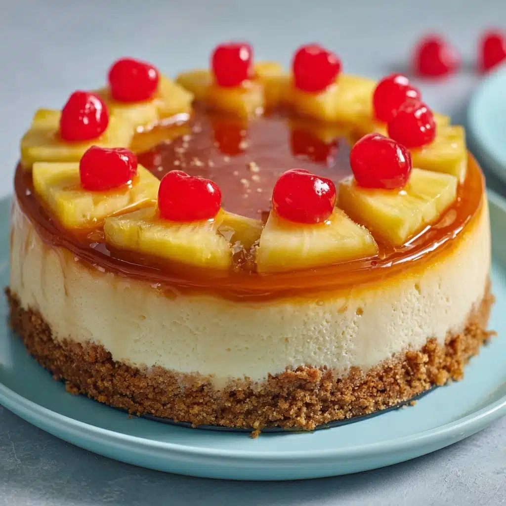 Pineapple Upside-Down Cheesecake Recipe