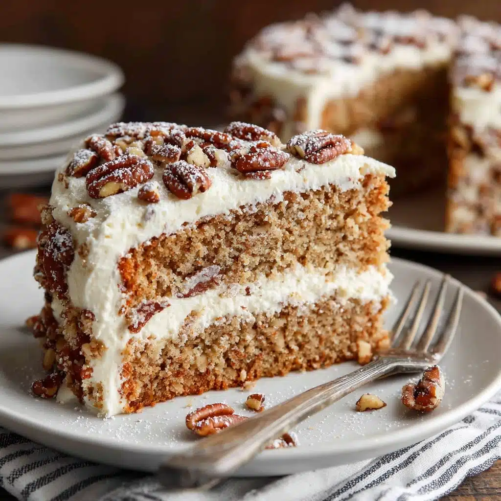 Pecan Pie Cake Recipe - Recipe Image