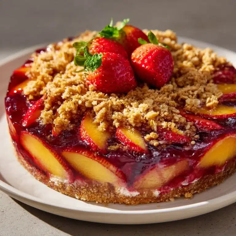 Strawberry Peach Crisp Dessert: A Delicious Summer Treat You Must Try Recipe
