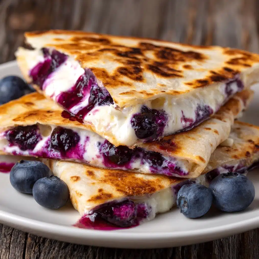 Blueberry Breakfast Quesadilla Delight! Recipe - Recipe Image