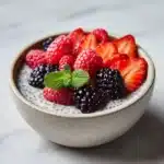 Chia Seed Pudding with Coconut Milk and Berries Recipe