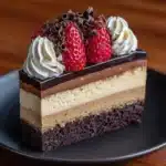 Triple Chocolate Mousse Cake Recipe