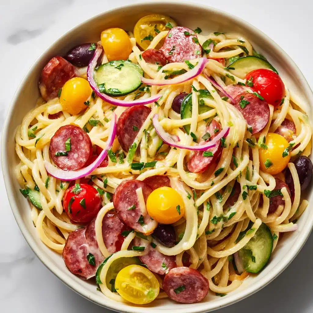 Spaghetti Salad Recipe - Recipe Image