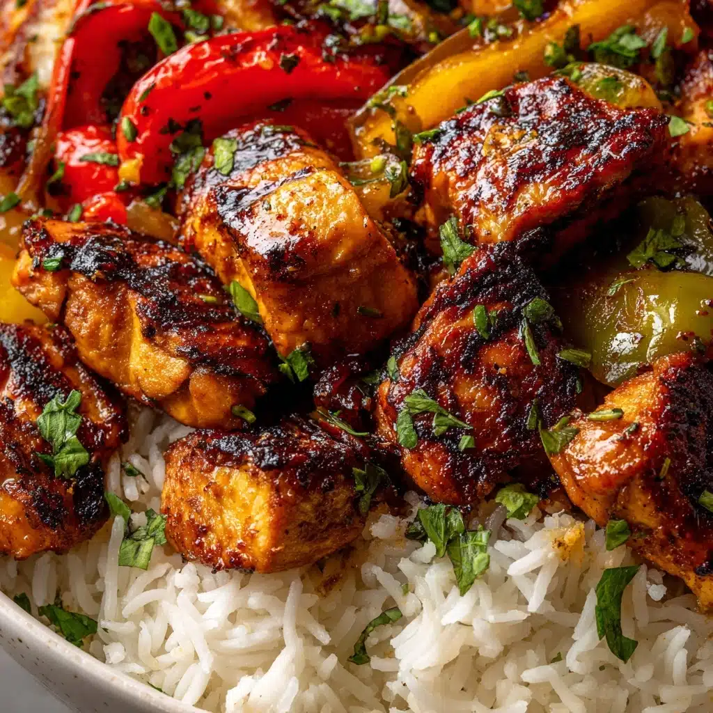 Air Fryer Chicken and Peppers Recipe - Recipe Image