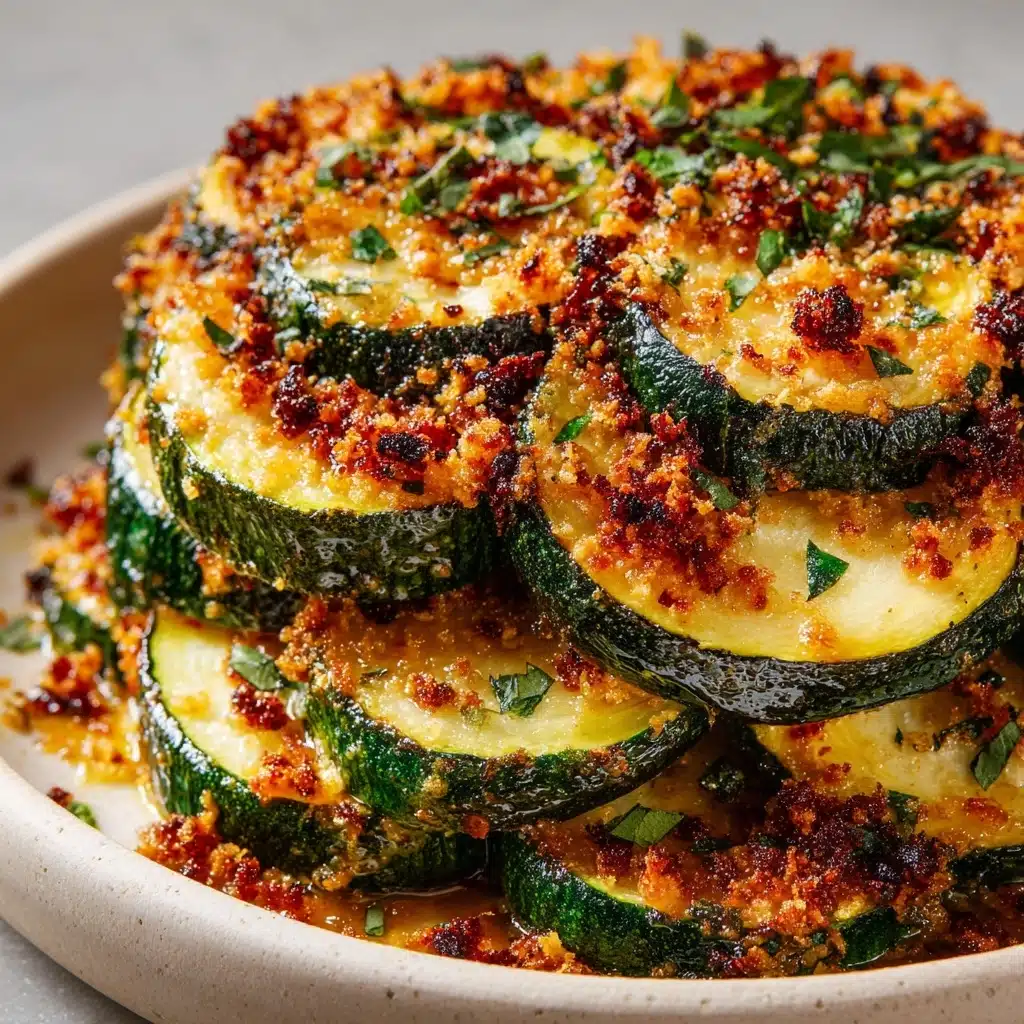 Crispy Parmesan Zucchini Rounds Recipe - Recipe Image