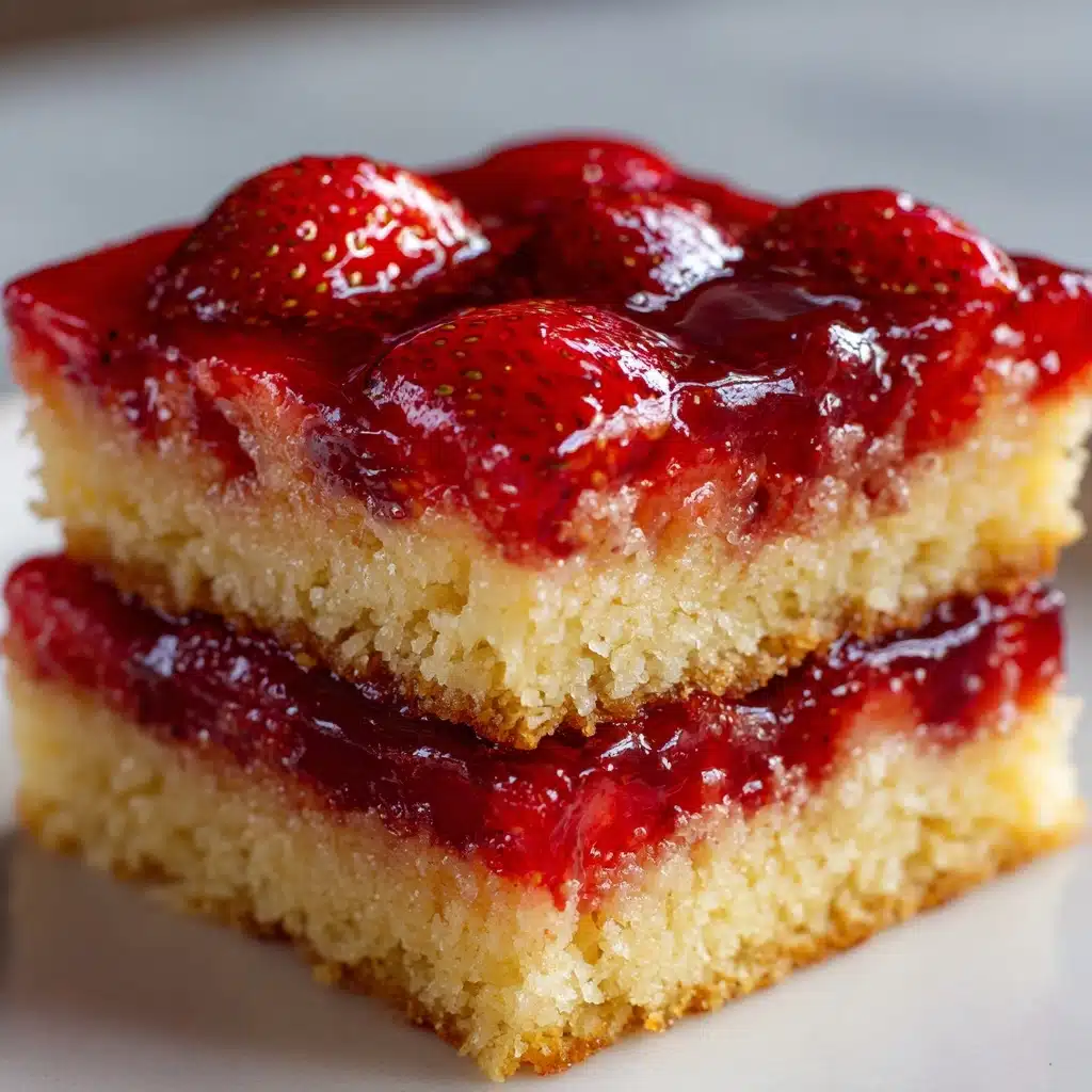 Fresh Strawberry Upside Down Cake Recipe - Recipe Image