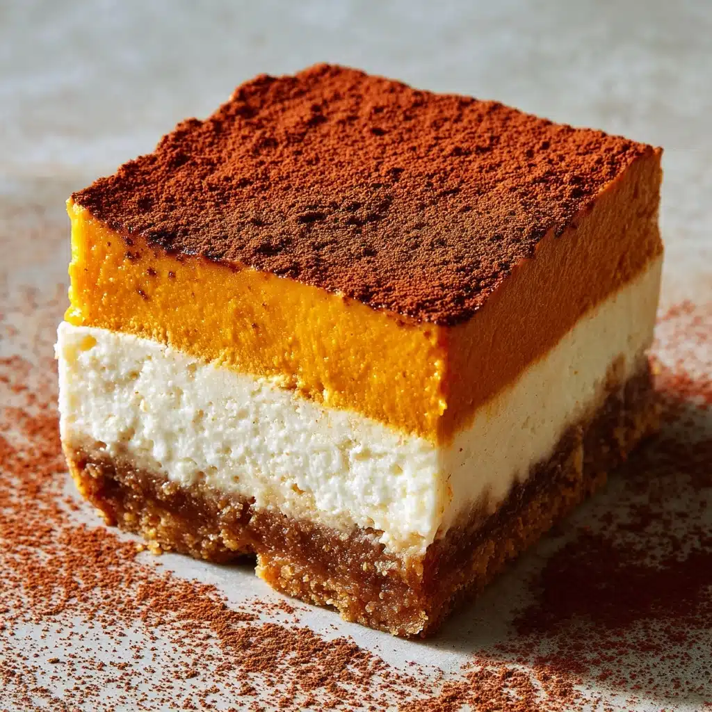 Pumpkin Churro Cheesecake Bars Recipe - Recipe Image