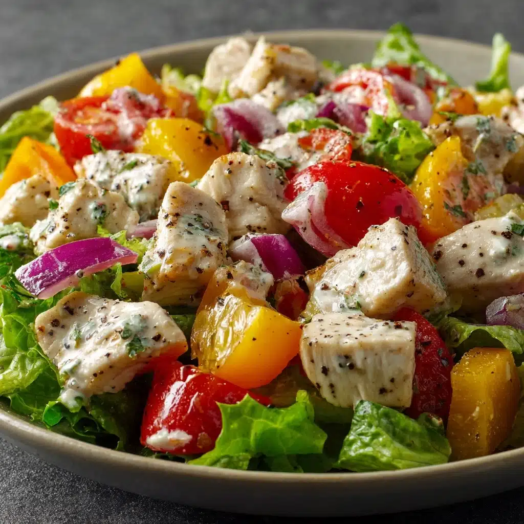 Italian Grinder Chicken Salad Recipe - Recipe Image