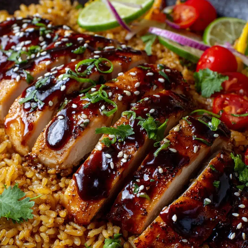 Teriyaki Chicken Crispy Rice Salad Recipe - Recipe Image