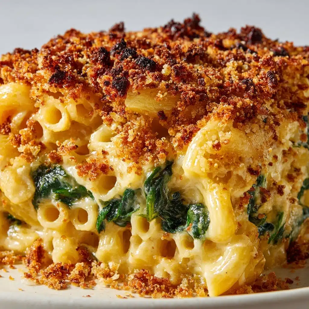 Swiss Chard and Roasted Garlic Mac and Cheese Recipe - Recipe Image