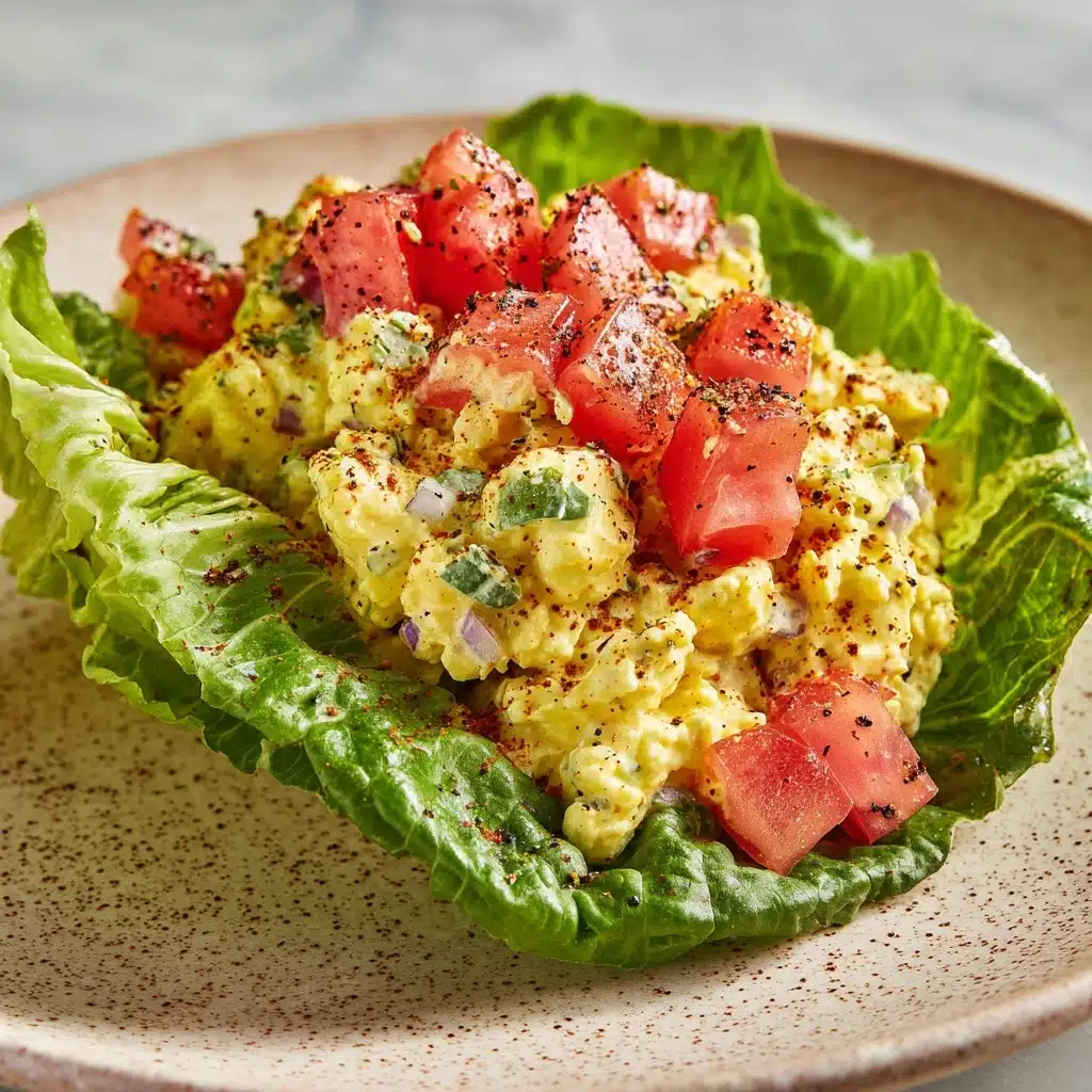 BLT Egg Salad Lettuce Wraps Recipe - Recipe Image
