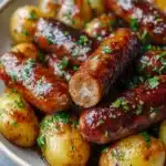 Glazed Sausage and Potatoes Recipe