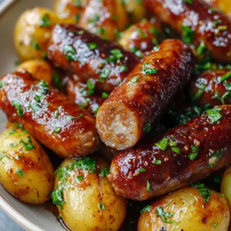 Glazed Sausage and Potatoes Recipe