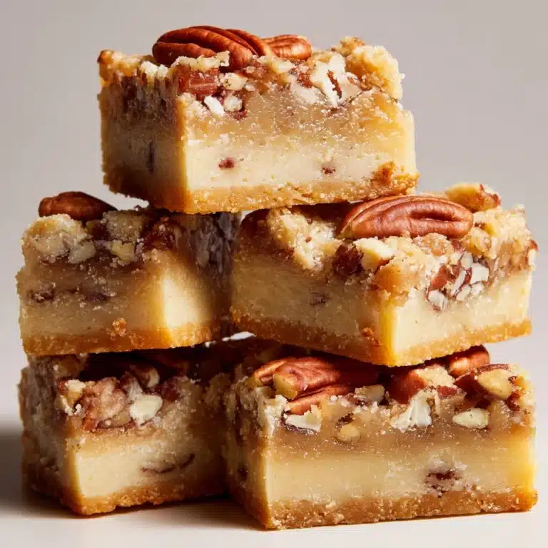 Pecan Shortbread Bars Recipe